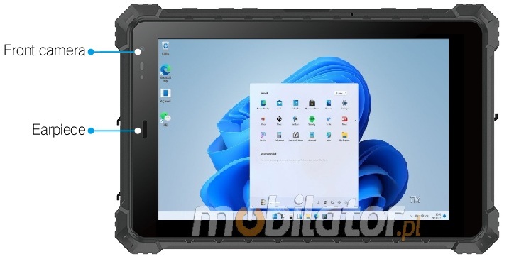Mobipad 08DS-RTML wstrzsoodporny przemysowy tablet Android 4G LTE IP68